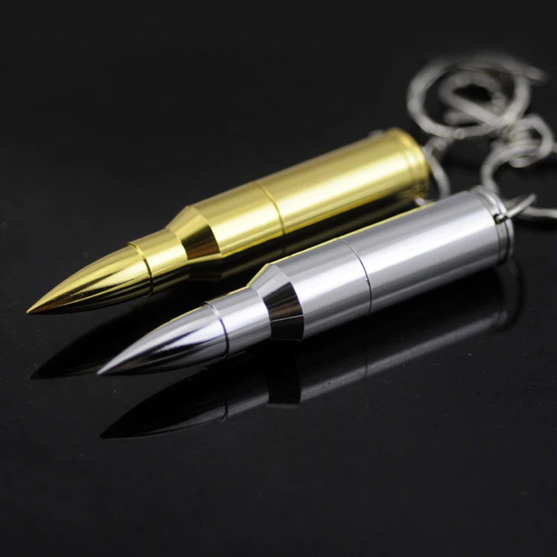 

New Metal Bullet Pendrive 128 GB USB Flash Drive 128GB 64GB 32GB 16GB 8GB Pen Drive Flash Disk Memory Stick Card With Key Chain