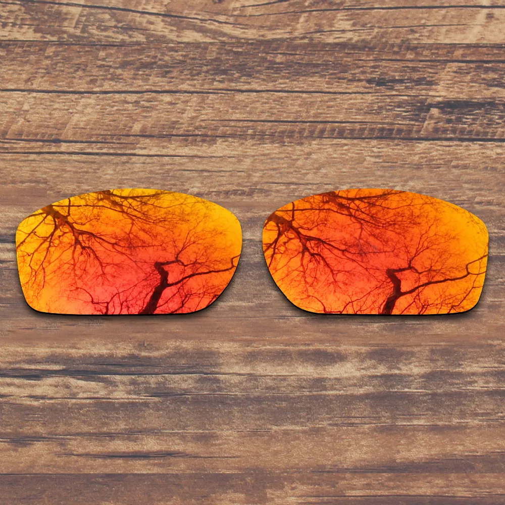 Millerswap Polarized Replacement Lenses For Oakley Valve New 2014 Sunglasses Fire Red Mirrored