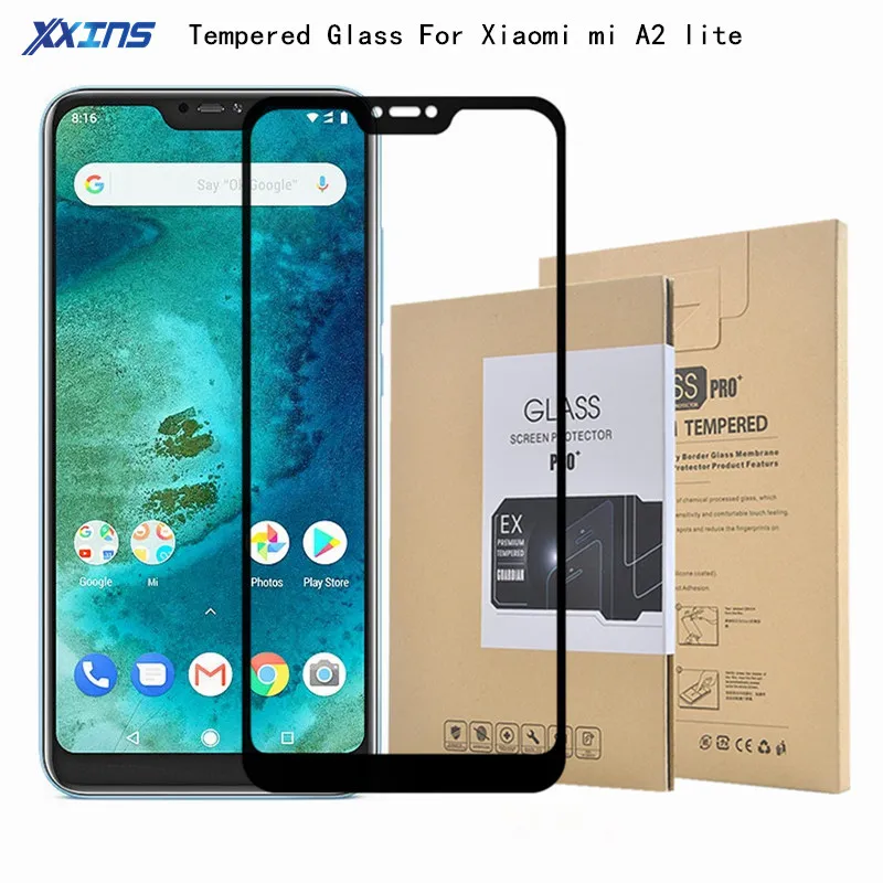 Полное покрытие adge Стекло для спортивной камеры Xiao mi Red 6 Pro A2 lite 5 84 дюймовый