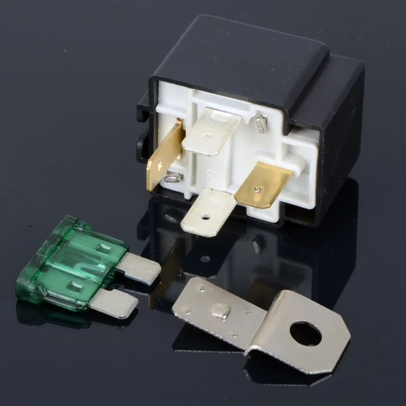 12V 30A Amp 4 Pin 4P Relay Automotive Harness Car Automation Fuse