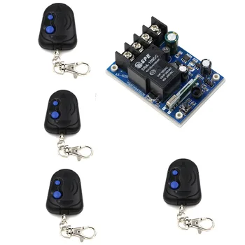 

40A Wireless Relay DC 12-48V Wireless Remote Control Switch Receiver Transmitter Light Lamp LED SMD ON OFF Switch Learning Code