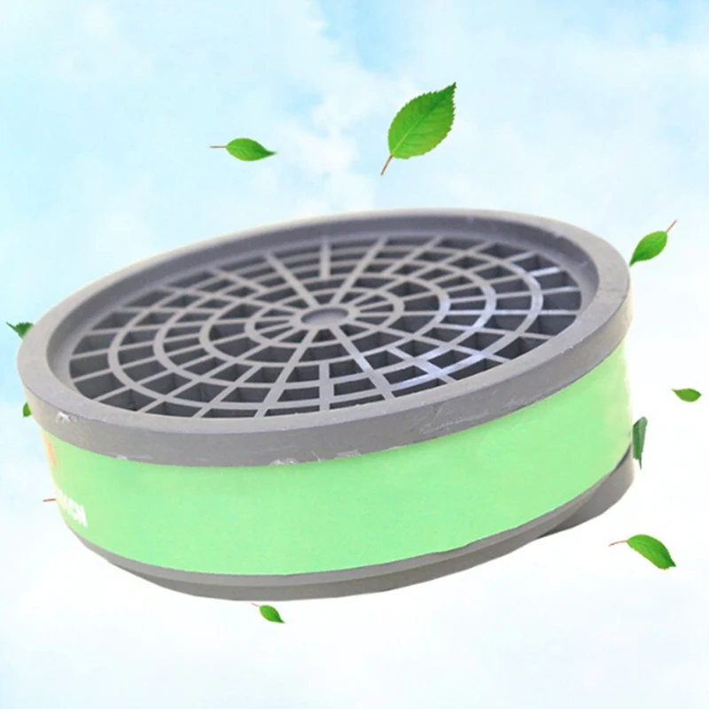 

Respirator Activated Carbon Filter Box For Gas Masks Filter Cotton Cover Breathing Protection