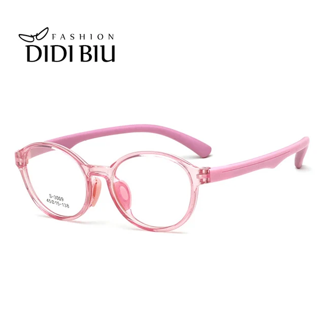 Didi Pink Children Tr90 Eyeglasses Frame Kids Optical Prescription Glasses Frames Boys Girls Oval Vintage Myopia Eyewear Cl985 Men S Eyewear Frames Aliexpress