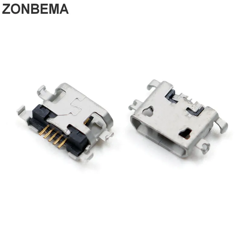 ZONBEMA 5 шт./лот Оригинальный Micro USB зарядный разъем для зарядки док порт Huawei Y511 Y530 Y535