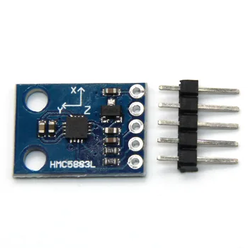 

1pcs GY-273 3V-5V HMC5883L Triple Axis Compass Magnetometer Sensor Module Magnetic Field Module For Arduino