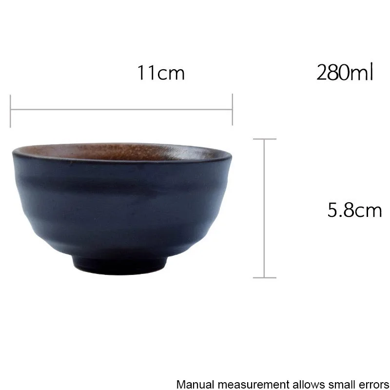 4,3 дюймов креативный японский стиль миска для риса домашняя керамическая посуда Ramen миска салатницы пищевой контейнер кухонный аксессуар инструмент
