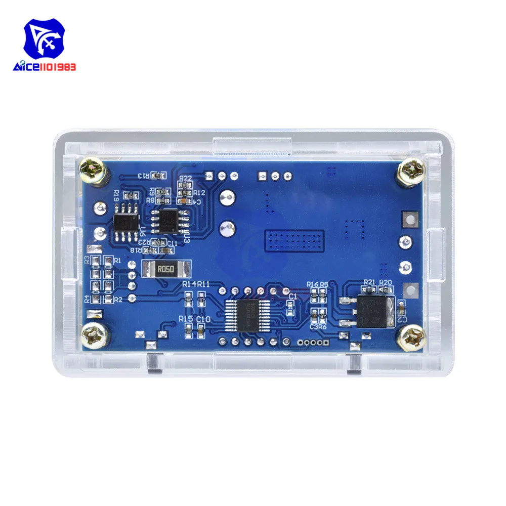 5A CC/CV питание понижающий модуль заряда батареи светодиодный USB Вольтметр Амперметр регулятор напряжения блок питания с Чехол