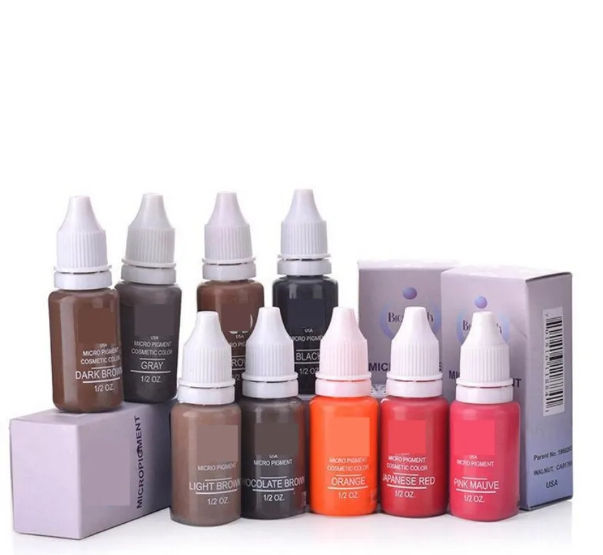 23 Pcs Tattoo Pigment Permanent Color Tattoo Ink Set Easy To Colour