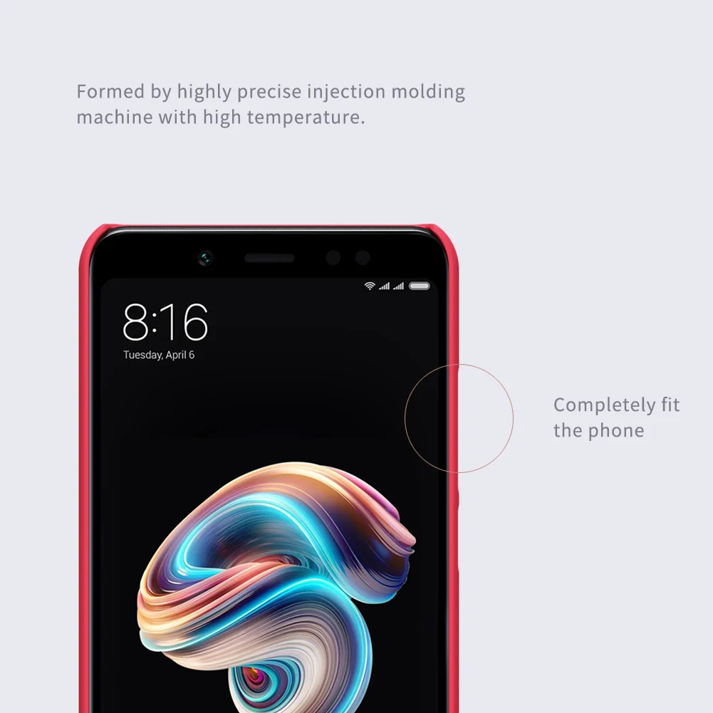Чехол Nillkin для Xiaomi Redmi Note 5 матовый корпус телефона тонкий жесткий чехол s 6 Pro|case for