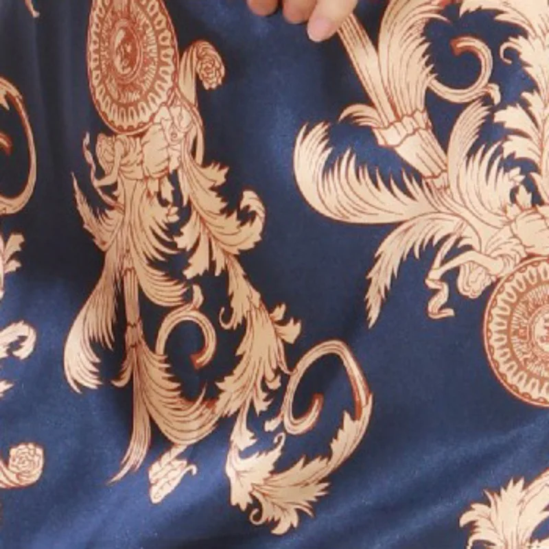 Дракон феникс атлас шелк сна платье Для женщин Ночная рубашка пижамы сексуальное женское белье ночные рубашки Глубокий V спагетти ремень
