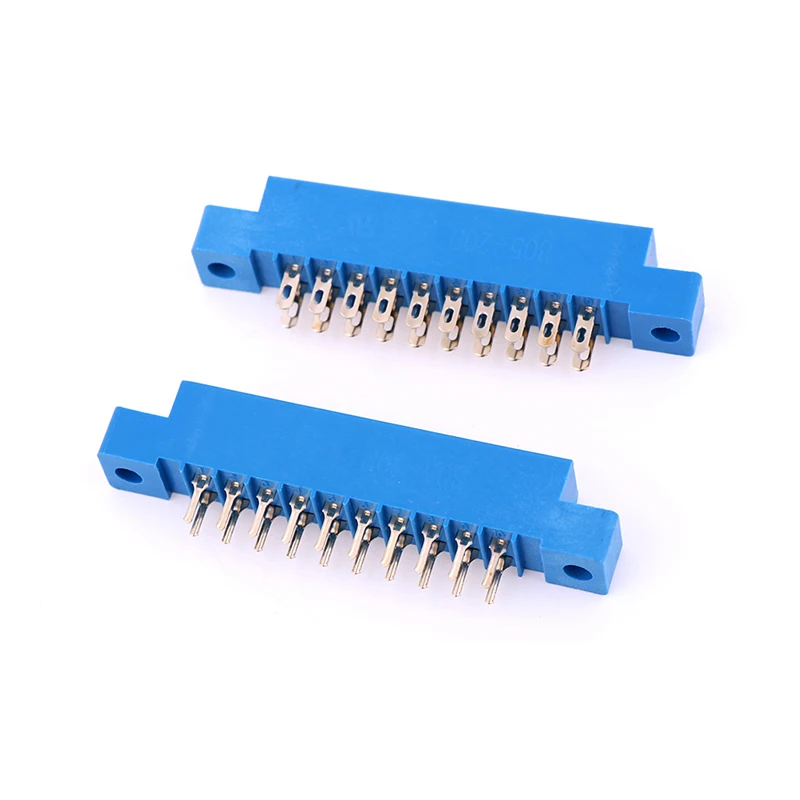 1x разъем для кромки карты двухрядный 2x10 20 Pin 3 96 мм пайки|Соединители| |