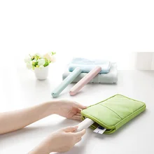 2 шт./компл. путешествия футляр для хранения зубной щетки пшеничной соломы зубная щетка посуда вилка ложки защиты Контейнер Чехол держатель WH998