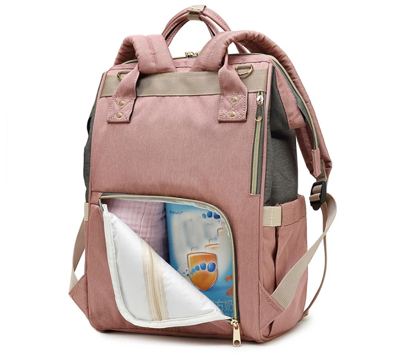 Детские пеленки мешок розовый цвет Большие Детские Пеленки Мумия материнства путешествия рюкзак для мамы сумка для прогулки с ребенком 2019