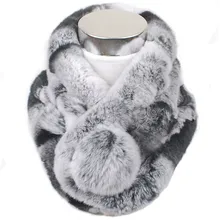 

Luxury high quality natural real rex rabbit fur knitted pashmina scarf Women Winter Shawl Pashmina Scarf Genuine free shipping