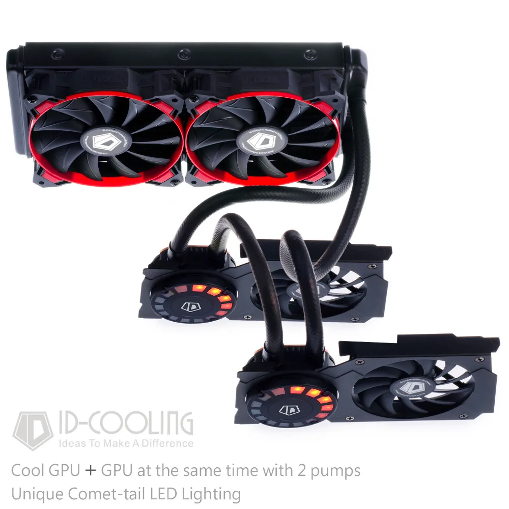 Id Cooling Cpu Aio On Gpu ID-COOLING SL360 XE Space LCD 360mm ARGB