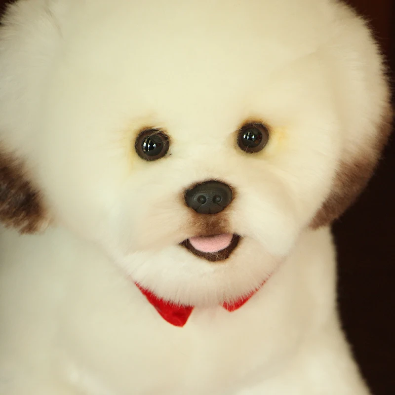 Children's Plush Toys Simulation Dog Poodle Doll Stuffed Animals Dogs for Girlfriend Kid Birthday Gift 30x14x28 DY50299 (4)