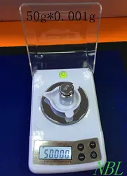 Портативный 50 г 0.001 г Электронный Детские весы Точность ЖК-дисплей ювелирных изделий с бриллиантами Gem карат цифровая лаборатория баланс