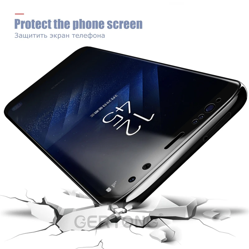 GerTong для samsung Galaxy S9 S8 Plus Note 8 S7 Edge Plus 9H 3D круглый изогнутый полный Чехол Закаленное стекло Защитная пленка для экрана