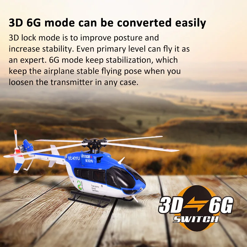 Wltoys XK EC145 K124 6CH 3D 6G система бесщеточный двигатель вертолет с передатчиком совместим с FUTABA S-FHSS BNF RTF