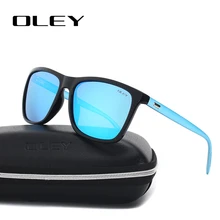OLEY, унисекс, квадратные солнцезащитные очки, мужские, поляризационные, wo, мужские, фирменный дизайн, Ретро стиль, для вождения, солнцезащитные очки, аксессуары, очки, Y55086