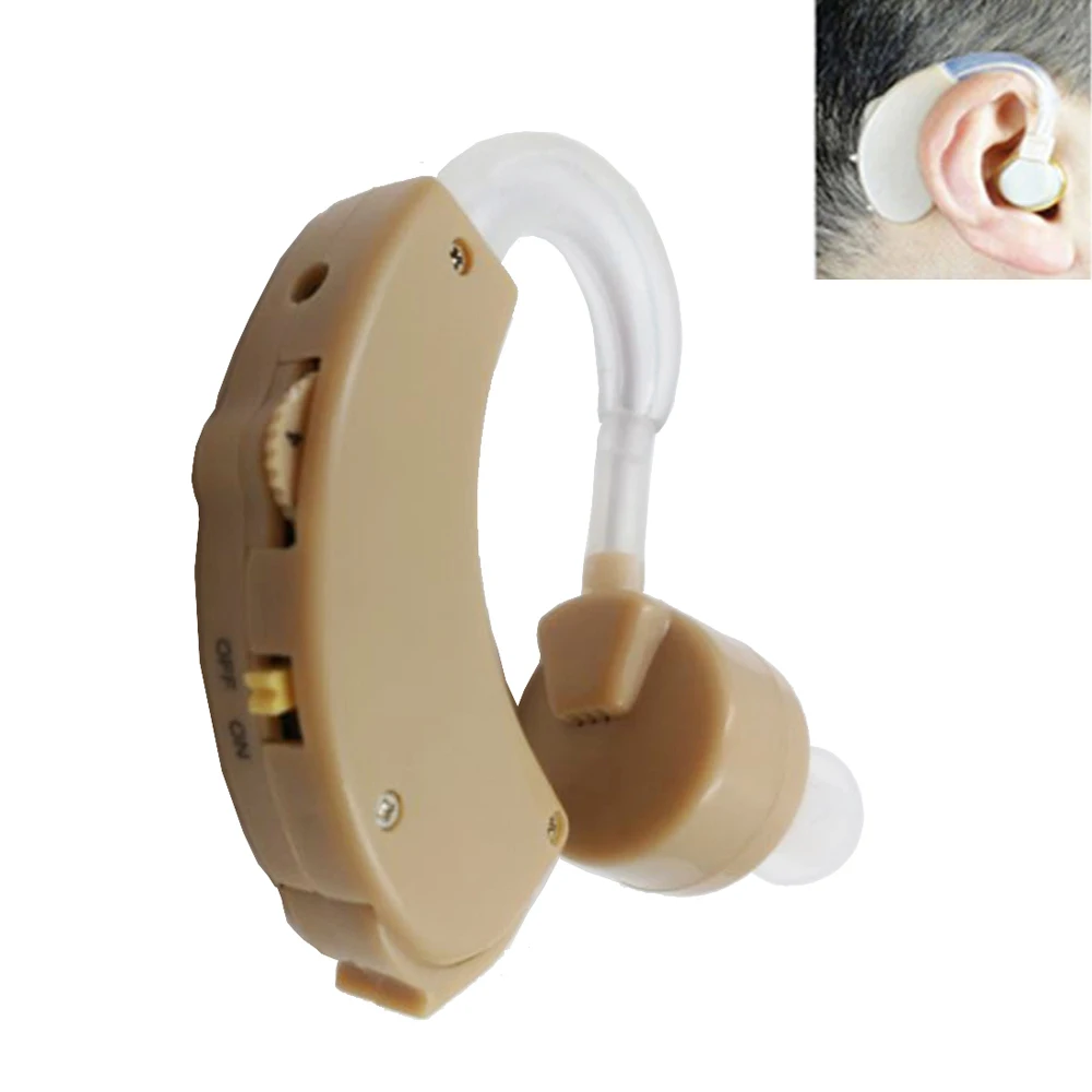 

Portable Mini Ear Hearing Aid with Adjustable Volume function and In Ear Hearing Aids Hanging behind the Ear