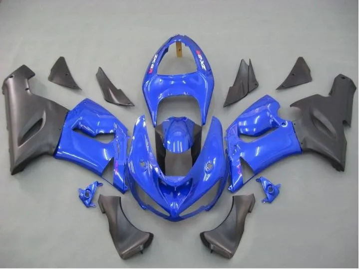 

Motorcycle Fairing kit for KAWASAKI Ninja ZX6R 05 06 ZX6R 636 2005 2006 Popular blue black ABS Fairings set +7 gifts SX33