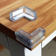 20 個子供ベビー安全ソフトシリコーンロックテーブルコーナーエッジプロテクターカバー子供衝突防止エッジコーナーガー(China)