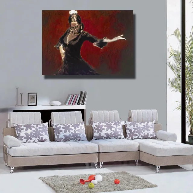 Online Spanish Oil Painting Living Room Wall Picture Large Spanish Oil Painting Living Room Wall Picture Large Canvas Paintings Women Art Home Decor Artwork No Framed