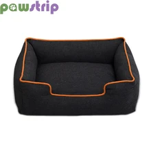 Pawstrip, 4 цвета, Темная джинсовая кровать для собаки, водонепроницаемая, прочная, теплая, для щенка, подушка, мягкая, для кошки, кровать, дом S/M/L