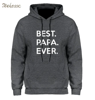 

Mashed Clothing Best Papa Ever Hoodie Hoodies Sweatshirt Men Winter Autumn Hooded Hoody Letter Print Creative Gifts For Father