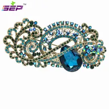Vintage Style Brooch Rhinestone Crystals Broach Pins for Women Jewelry Accessories 3 5 inches 4909