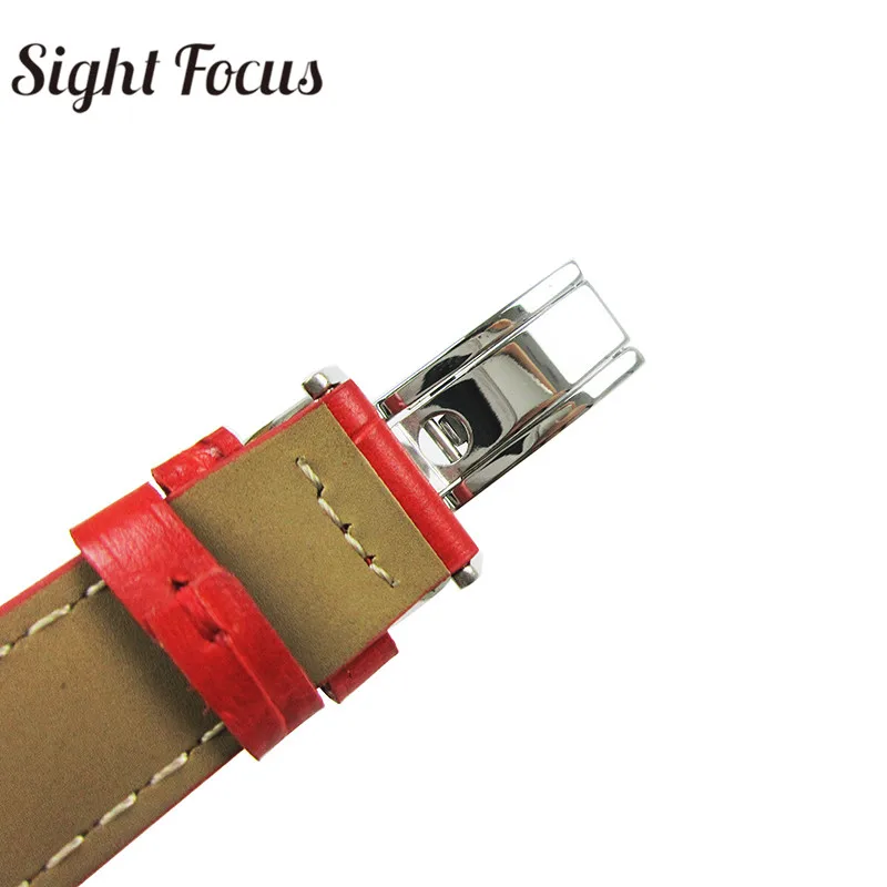 Белые красные женские ремешки 1853 для часов Tissot Dressport T050 T099 ремешки для часов 14 мм 16 мм 18 мм женские ремни женские браслеты