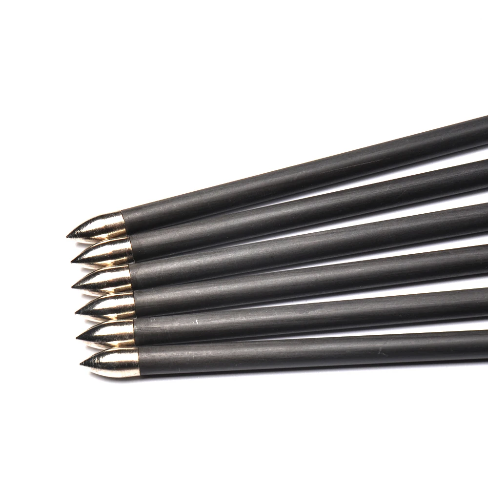 Polegadas de Carbono Diâmetro da Seta Tiro com Arco 700 para Recurvo Puro Coluna Arco Seta Prática Caça 31 5mm 4 seta prática tiro com arco caça