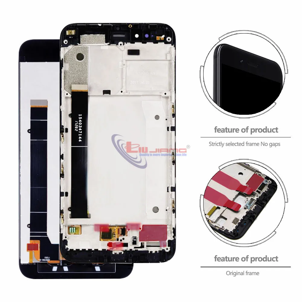 Tanie Jakości dla Xiao mi mi A1 mi 5X wyświetlacz LCD ekran dotykowy wysokiej montaż Panel wymiana naprawa części nowy ekran dotykowy