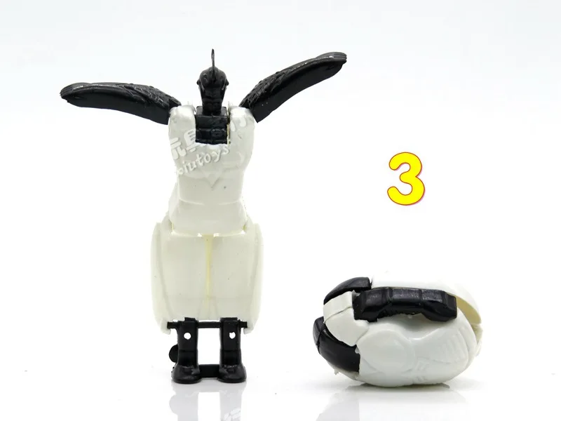 Random 2 pieces action figure mini Anime transformation monster dinosaur eggs deformation robot Gashapon kids educational toys