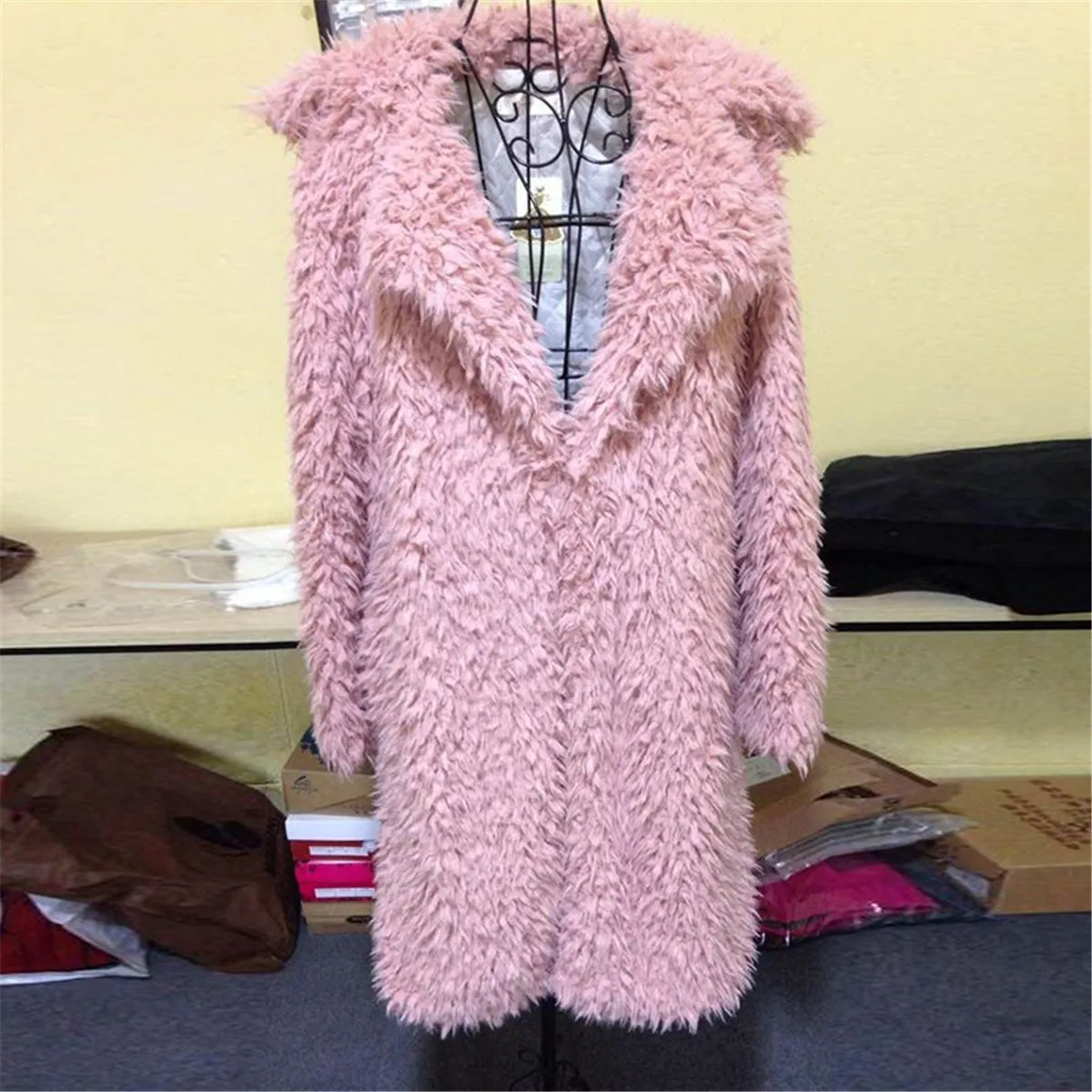 2018 New Spring Autumn Women Sweater Long Cardigan Korean Style Loose Women's Hooded Sweater Knitted Pink Outerwear Coats