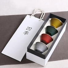 Пинни китайский керамический чайный набор чашка и блюдце кунг-фу фарфоровые чайные чашки чаша винтажная дорожная чайная чашка портативный чайный набор