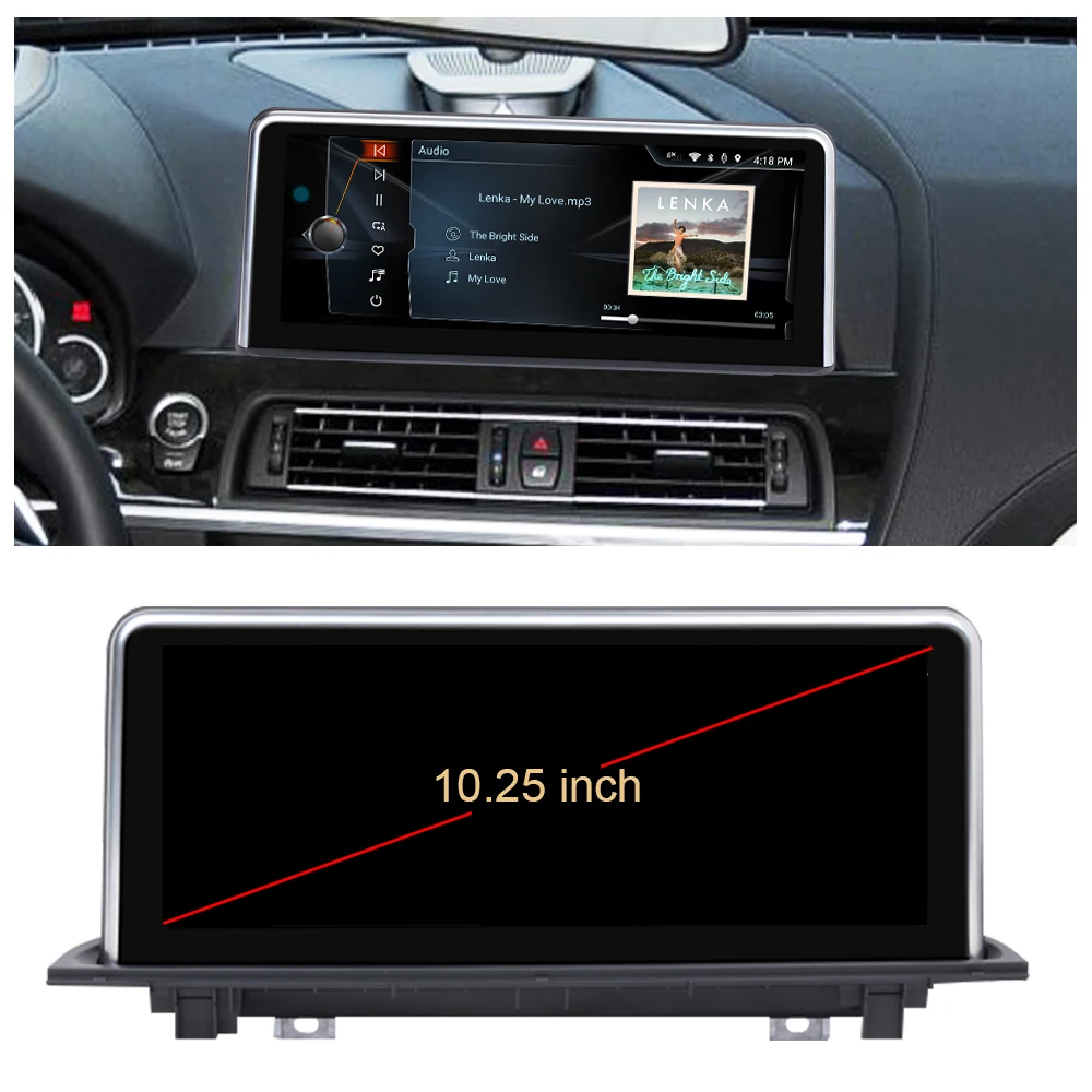 Clearance Eunavi Android 6.0 Car Radio Stereo GPS Navi Multimedia player For BMW X1 Series F48 NBT(6P) 2016 2017 WIFI 4G 10.25