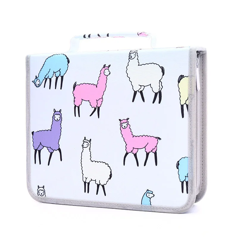 

ANIMATION 120/168/216 Holes School Pencil Case Pencilcase Pen Box Penal for Kid Colourful Art Bag Large Storage Pouch Penalties