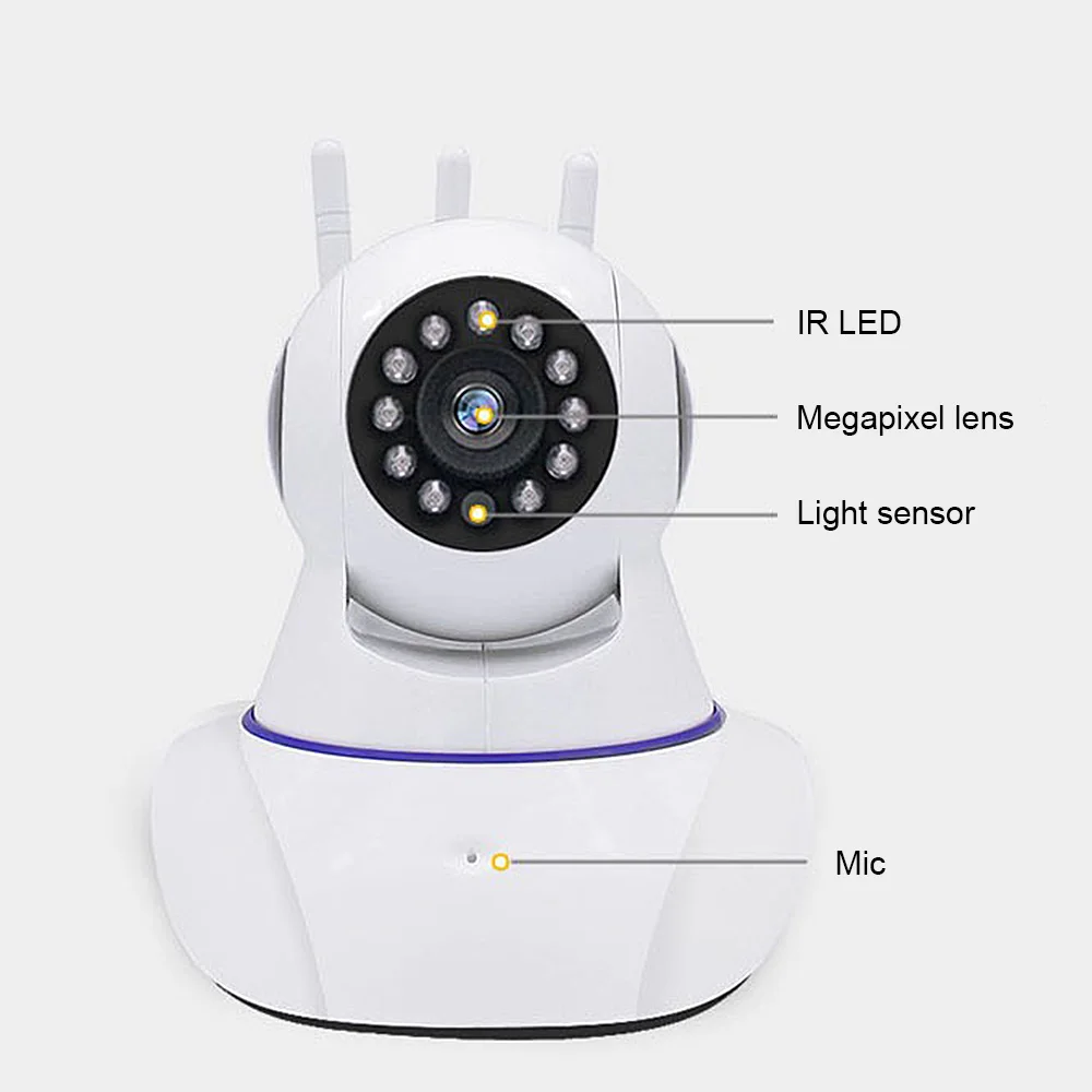 1080P IP камера детский монитор Wifi беспроводная домашняя камера безопасности камера наблюдения видео камера ночного видения CCTV PTZ 3,6 мм 2.0MP