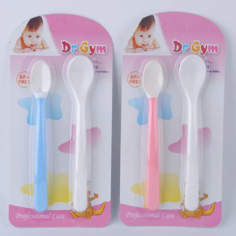 2pcs 2016 High quality Bpa Free Baby Spoon Utensils Child Cutlery