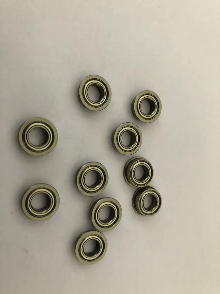 

10pcs F692ZZ F693ZZ F694ZZ F695ZZ F696ZZ F697ZZ F698ZZ F699ZZ Flange Ball Bearing Metal Shielded Flanged Bearings