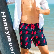 Красный леденец печати купальники для мужчин летние шорты для серфинга пляжная доска Досуг трусы для мужчин купальный костюм Sunga спа купальный костюм Быстросохнущий