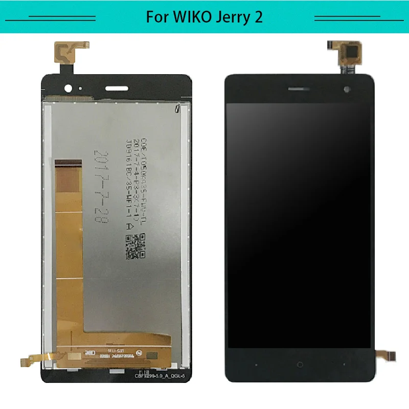 1 шт. для Wiko Jerry 2 ЖК-дисплей в сборе с сенсорным экраном Замена Бесплатная доставка
