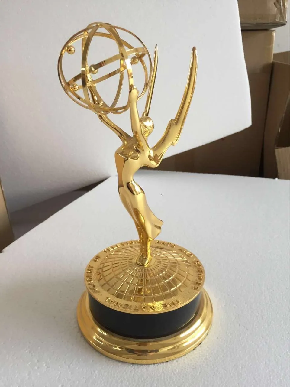 Национальная награда Emmy 15 5 дюйма металлический трофей реплика награды из