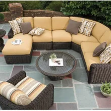 Sigma садовая плетеная мебель наружный комплект мягкой мебели современные Ротанговые диваны