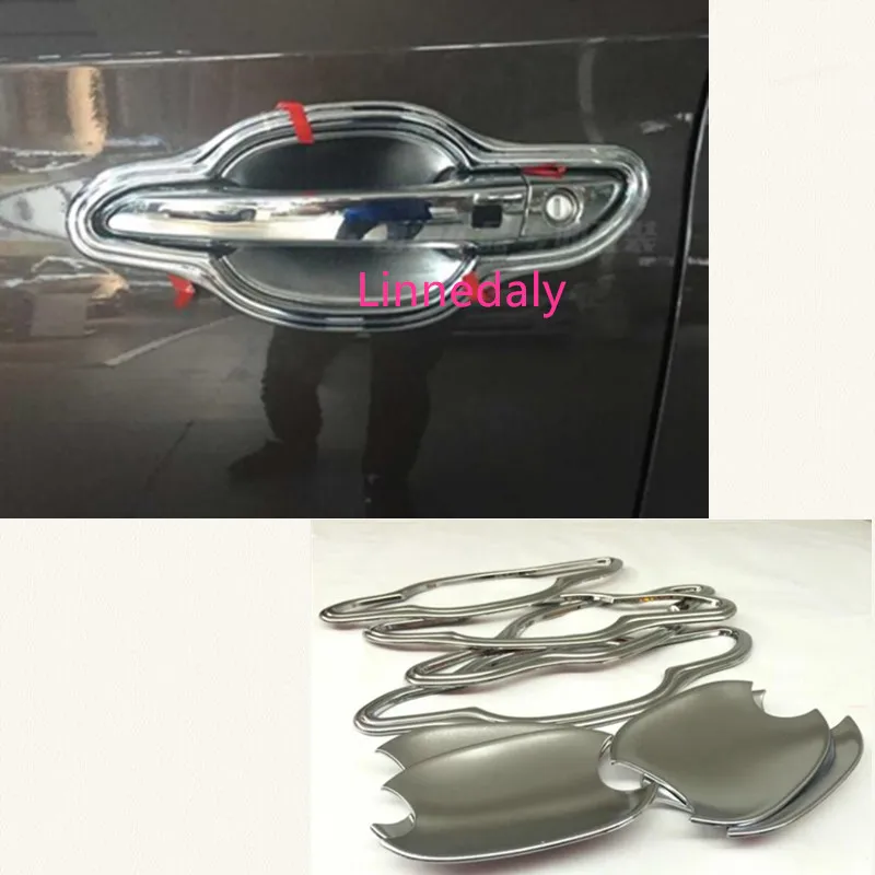 Для hyundai Tucson 2015 2016 2017 2018 кузова Стайлинг Обложка детектор Тим ABS Chrome внешний