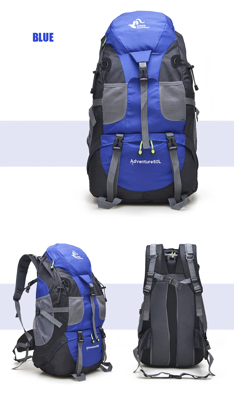 Mochilas de Viagem para as Mulheres Bolsa do Esporte ao ar 50l à Prova Caminhadas Mochila Trekking Livre Escalada Montanhismo Bolsas Caminhada Pacote D50água Men 15 trekking mochilas de viagem para as mulheres