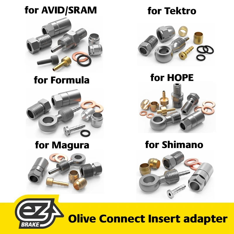 EZ EZMTB Bicycle MTB Hydraulic Brake Hose Connect adapter,Brake service