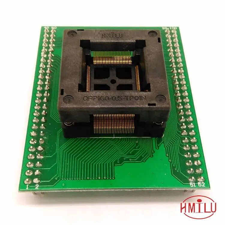 soquete OTQ-100-0.5-09 pinos 0.5mm ic tamanho do
